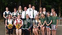 Die Königsfamilie um ihren König Nicolaas Hoek freut sich auf ein paar schöne gemeinsame Tage mit allen Schützen, Gästen und Bewohnern. Foto: eb