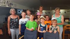 Viel Spaß hatten die Kinder aus der Börde Lamstedt beim diesjährigen Back- und Spieletag in Hollen.  Foto: uml