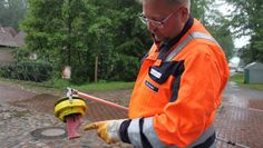 "Hier hat die Ratte abgebissen."  Foto: eb