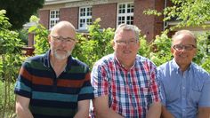 Hoffen auf viele Teilnehmer zum dritten Workshop am 18. August. Von links: Dr. Christoph Morgenroth, Hans-Günther Teute (1. Vorsitzende Heimatverein) und Wolfgang Goltsche.  Foto: sr