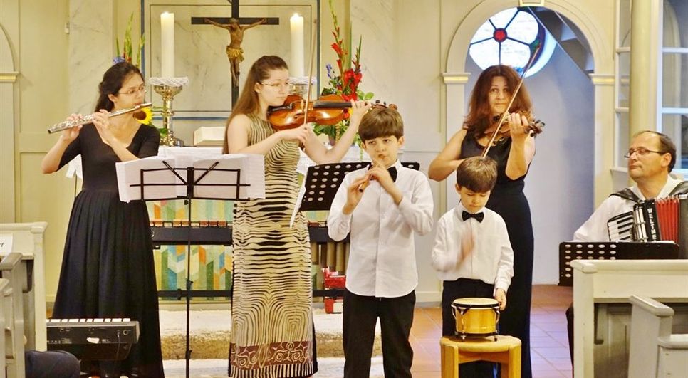 Konzert für die Seele mit der Familie Luchian aus Moldawien.  Foto: khe