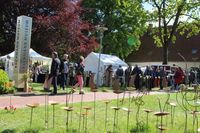 Auf dem „Herbstlichen Gartenzauber“ können die Besucher hochwertiges Kunsthandwerk entdecken.
 Fotos: Bachmann-Museum