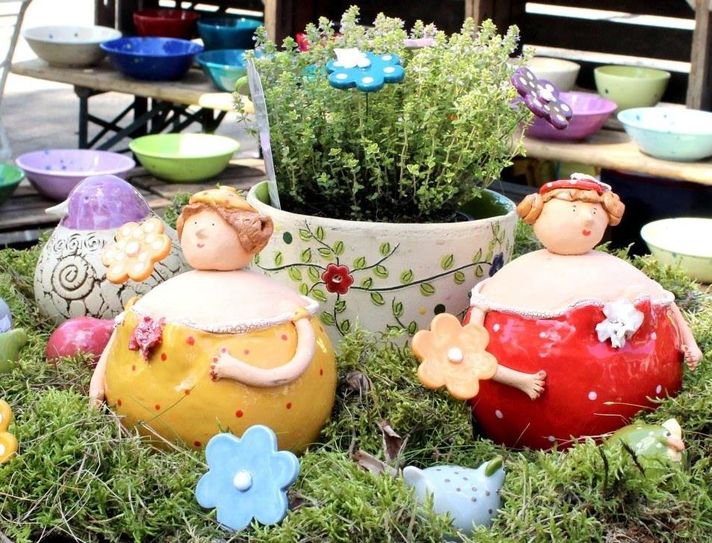 Auf dem „Herbstlichen Gartenzauber“ können die Besucher hochwertiges Kunsthandwerk entdecken.
 Fotos: Bachmann-Museum