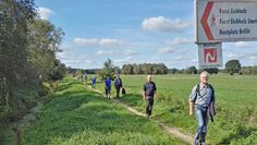 Pilgern auf dem Nordpfad Eichholz und Franzhorn.  Foto: Thomas Steinke