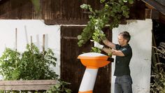 Grünschnitt von Bäumen, Hecken und Sträuchern lässt sich mit dem Häcksler selbst zerkleinern und anschließend im eigenen Garten etwa als Mulchschicht nutzen.  Foto: djd/STIHL