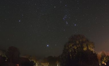 Aufgang des Orion im Herbst. Foto: Gerald Willems
