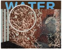 Tom Gefken: 
o.T. (Water), 2019, Öl auf Leinwand, 120 x 150 cm. Foto: J. Weyers