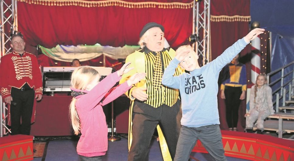 Clown David Conyot darf auch beim diesjährigen Classic Wintercircus nicht fehlen. Er begeistert jedes Jahr das Publikum aufs Neue. Foto: Archiv /im