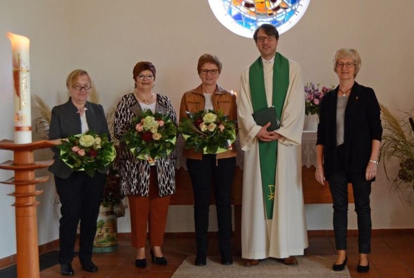 In Iselersheim wurden kürzlich die Küsterinnen in ihr Amt eingeführt.  Foto: eb
