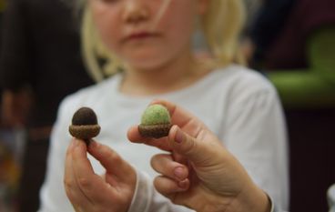 Am 9. November präsentiert die Freie Waldorschule in der Lindenstraße wieder hübsche Basteleien und Geschenkideen. Foto: eb