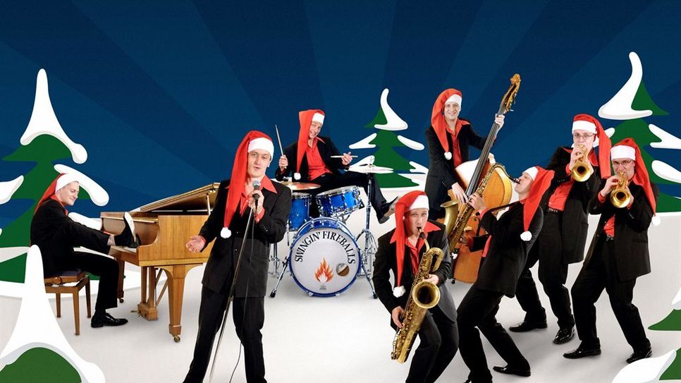 „Deutschlands beste Swing-Jazzer“ kombinieren das Beste aus ihrer 20-jährigen Bandgeschichte mit Highlights aus ihrem „In The Mood For Christmas“-Programm.  Foto: eb