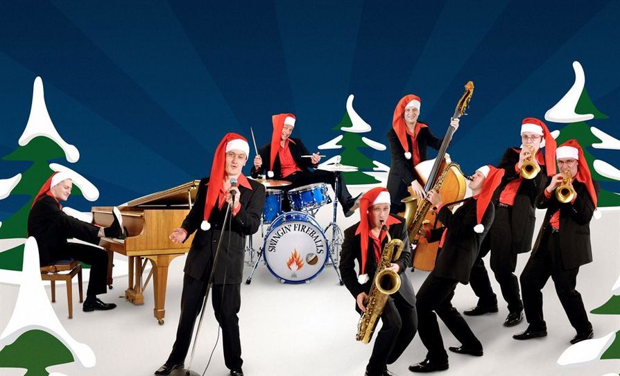 „Deutschlands beste Swing-Jazzer“ kombinieren das Beste aus ihrer 20-jährigen Bandgeschichte mit Highlights aus ihrem „In The Mood For Christmas“-Programm. Foto: eb