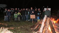 Auch in Wohlenbeck loderte ein Mahnfeuer der Landwirte.  Foto: sla
