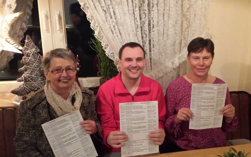 Programmverantwortliche v. l.: Elisabeth Kübitz, Volker Werner und Gudrun Niemeyer.  Foto: eb