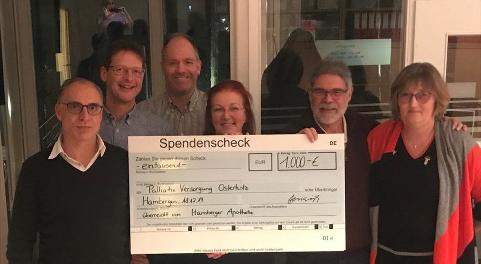 „Als Hamberger Apotheke sind wir stolz darauf, die spezialisierte ambulante Palliativversorgung im Landkreis Osterholz zu unterstützen.“  Foto: eb