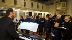Der Gospelchor Toowonder aus Kirchwistedt heizte dem Publikum mit „Spirit come down“ ein. 
 Foto: khe