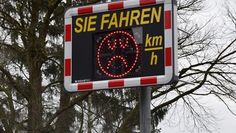 Negative Rückmeldung sorgt dafür, dass Fahrer*innen verstärkt auf Geschwindigkeit achten. Foto: eb