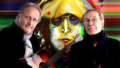 Achim Amme (r.) und Volkwin Müller laden zu einem unvergesslichen John Lennon-Abend in den Kulturhof Heyerhöfen ein. Foto: Bernd Lehmann