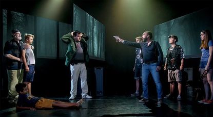 Einen aufregenden neuen Fall erleben die Freunde Tim, Karl, Klößchen und Gaby live auf der Bühne des Stadeums. Foto: Junges Theater Bonn