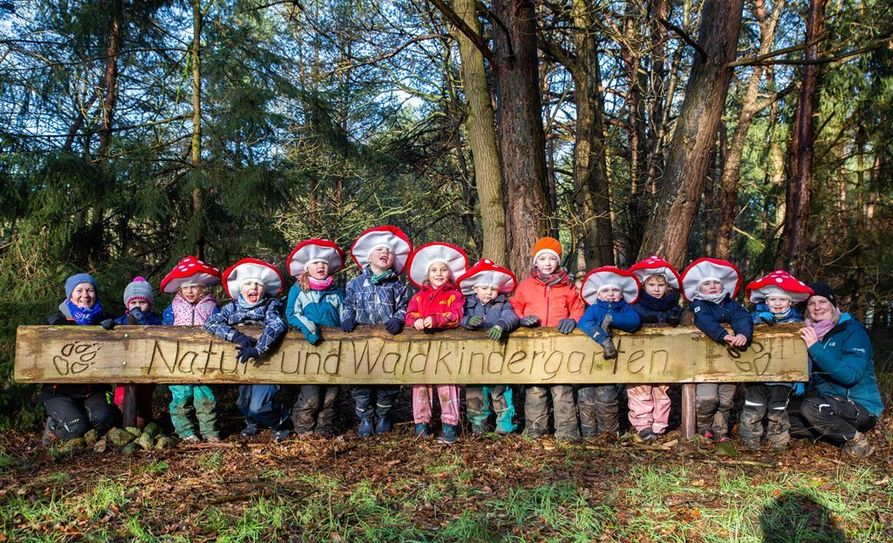 Die kleinen Glücksbringer sind im Gnarrenburger Eichholz zu finden. Foto: mb