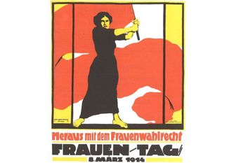Seit 1911 findet der Frauentag regelmäßig in Europa statt. Ursprünglich ging es um das Frauenwahlrecht, inzwischen geben die Vereinten Nationen dem Welttag ein Motto.   Foto: Wikimedia Commons
