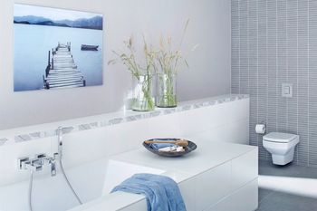 Eine private Wellnessoase zum Wohlfühlen: Nach der Modernisierung wirkt das Badezimmer wie neu.
Foto: djd/Knauf Bauprodukte