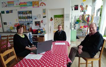 Verantwortliche des PaNaMa Familienzentrums, der Auferstehungskirche und des Stadtteilladen versuchen weiterhin, für die Menschen da zu sein. Foto: eb