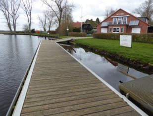 Der Anleger des Ruder-Vereins ist verwaist. Was bleibt, ist die Landschaftsidylle an der Hamme.  Foto: hc
