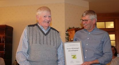 Werner Bardenhagen war nihct nur Gründungsmitglied, sonder auch der allererste erste Vorsitzende der Alfster Heimatfrüün. Foto: eb