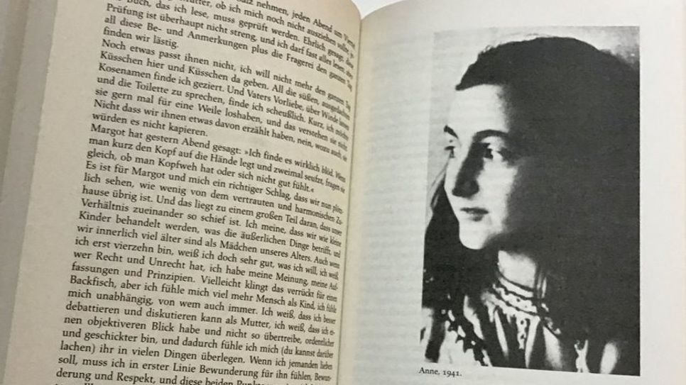 Eines der berühmtesten Tagebücher der Welt: Das der jungen Jüdin Anne Frank.  Foto: an