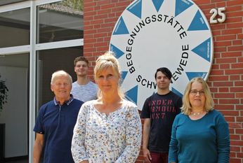 Jürgen Stegmann, Brian Borgwardt, Ines Bäcker, Daniel Dolgdvorov und Marion Deike waren kreativ während der Corona-Pause.