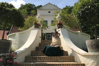 Auf dem Barkenhoff wurde die Doku-Fiktion „VOGELER. The Artist is gone“ gedreht. Nun öffnet das Museum wieder für Besucher.  Foto: Worpsweder Museumsverbund