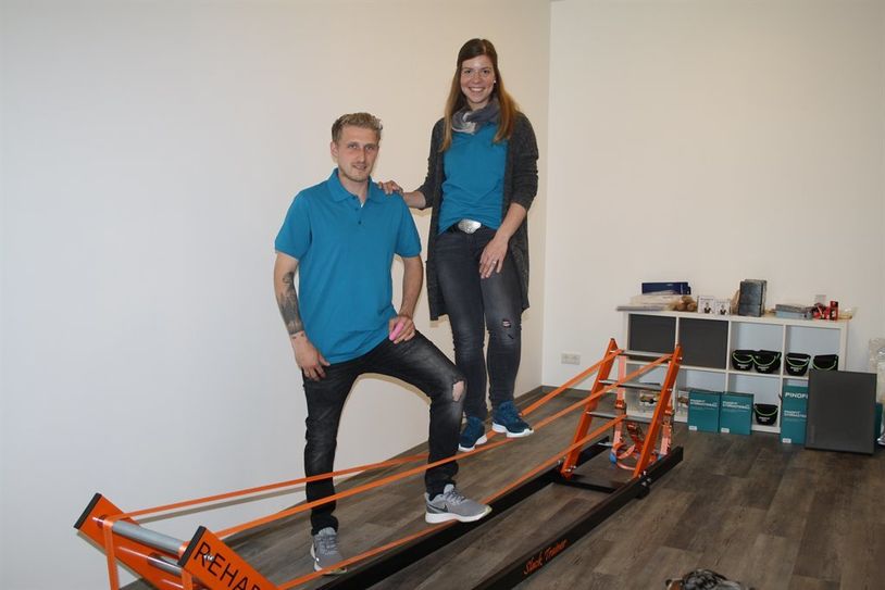 Myriam Rosanowitsch eröffnet am 1. Juli ihre Physiotherapie-Praxis „MyPhysioFit“in Gnarrenburg. Bereits ab Montag können Patient*innen Termine anfragen. Fotos: frenk