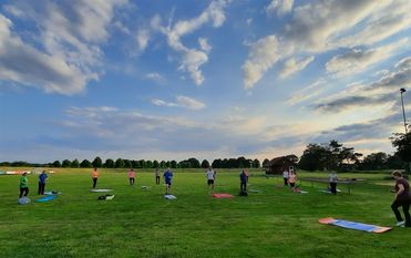 Die Sportler*innen des TSV Ebersdorf sind aus ihrem Corona-Frühjahrsschlaf erwacht und trainieren wieder.  Foto: eb