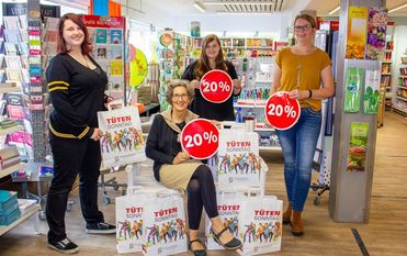 Schulsachen, Deko, Spielwaren - alles wird bei Konz reduziert.