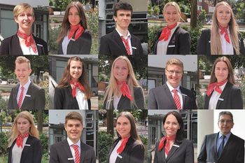 13 neue Azubis konnte die Sparkasse Rotenburg Osterholz am vergangenen Montag begrüßen. Foto: eb