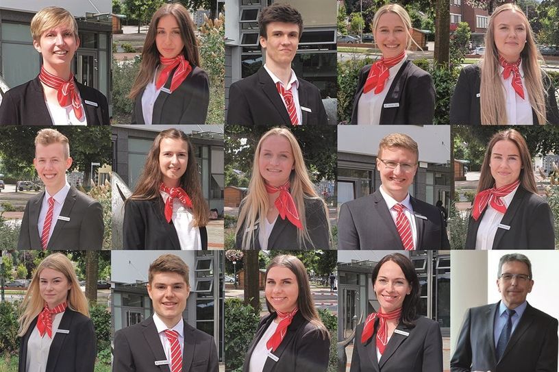 13 neue Azubis konnte die Sparkasse Rotenburg Osterholz am vergangenen Montag begrüßen. Foto: eb
