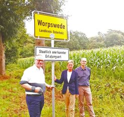 Ganz sichere Nummer: Worpswede wurde erneut als staatlich anerkannter Erholungsort ausgezeichnet. Foto: pvio