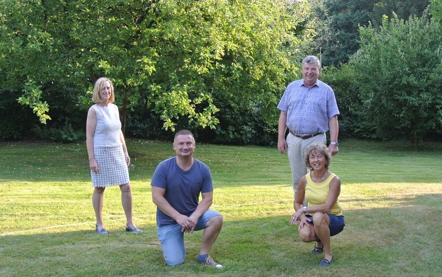V.l.n.r.: A. Leuning, C. v. Schroetter, C. Lübken, A. Prinz.  Foto: eb