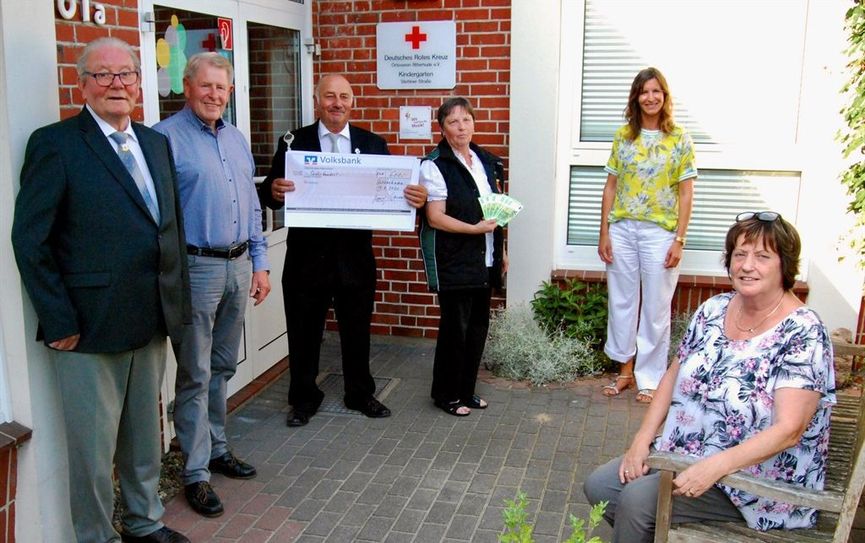 Kürzlich konnte sich die Musikgruppe der Kindertagesstätte über eine großzügige Spende freuen.  Foto: eb