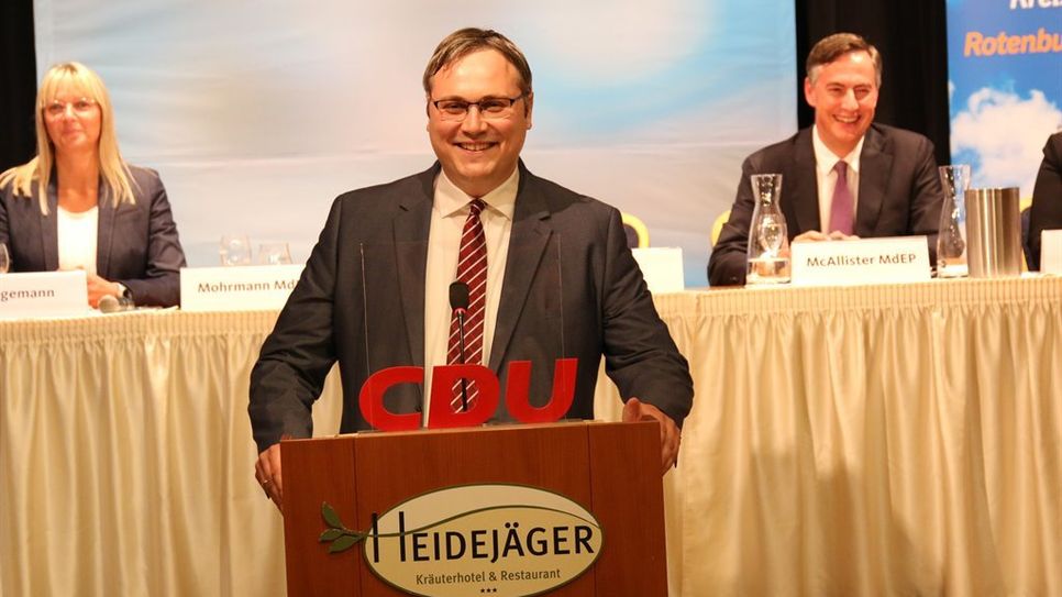 Chef der CDU-Kreistagsfraktion Marco Prietz hat große Ziele. 
 Foto: eb