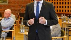 Der CDU-Vorsitzende Dirk-Frederik Stelling erläuterte einen Antrag.  Foto: rgp