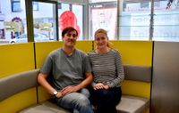 Marco und Kirstin Gudella freuen sich über die neuen, hellen Räume- Foto: rgp