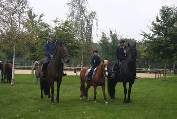 Kleine und große Reiter*innen nahmen an der Rallye teil. Foto: eb