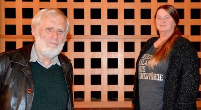 Rolf Hüchting (Grüne) und Berit Nießen-Hohmeyer (SPD) sprachen sich gegen ein weiteres Baugebiet im Vörder Feld aus.  Foto: rgp