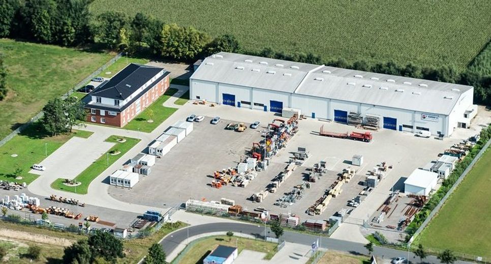 Seit 2012 befindet sich die Diedrich Schröder GmbH &amp; Co. KG im Gewerbepark Voßberg an der Zeppelinstraße.  Foto: eb