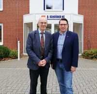 Seit 2012 befindet sich die Diedrich Schröder GmbH &amp; Co. KG im Gewerbepark Voßberg an der Zeppelinstraße.  Foto: eb