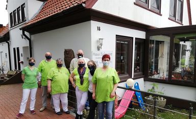 Das Team vom Haus Eulennest betreut täglich bis zu zehn Tagesgäste. Fotos: lst