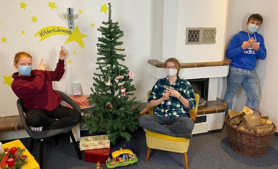 Jugendliche aus der Hausgemeinde der FuB in Oese haben sich etwas Tolles für die Adventszeit ausgedacht. Foto: eb