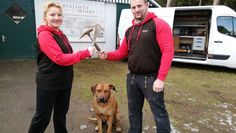 Starten als Team im eigenen Meisterbetrieb in Oerel durch: Antonia Theresa Marquardt und Benjamin Hinke (mit Rüde Milo).  Fotos: lst